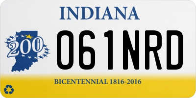 IN license plate 061NRD