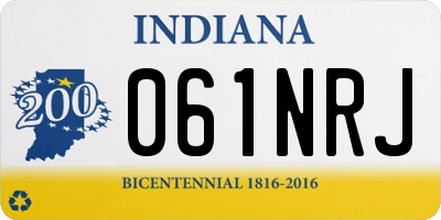 IN license plate 061NRJ