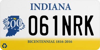 IN license plate 061NRK