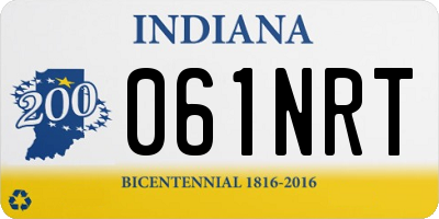 IN license plate 061NRT