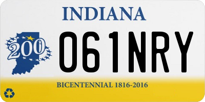 IN license plate 061NRY