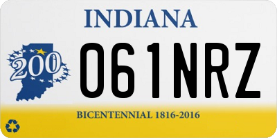 IN license plate 061NRZ