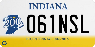 IN license plate 061NSL