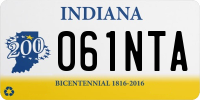 IN license plate 061NTA