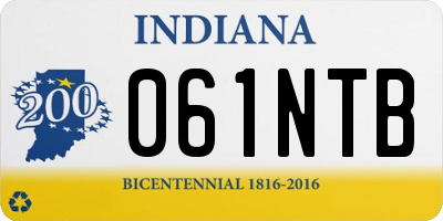 IN license plate 061NTB