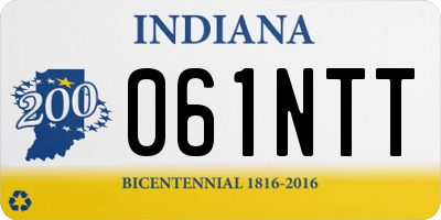 IN license plate 061NTT