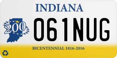 IN license plate 061NUG