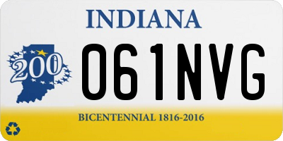 IN license plate 061NVG