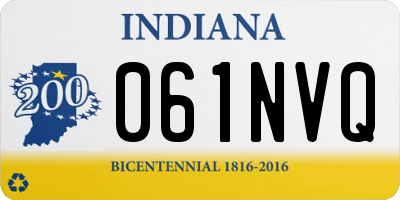 IN license plate 061NVQ
