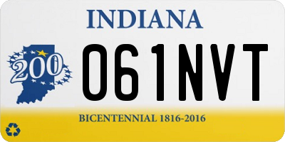 IN license plate 061NVT