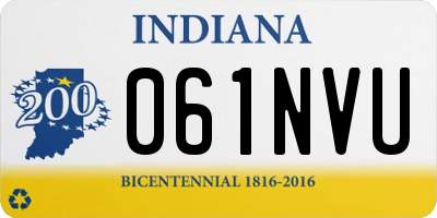 IN license plate 061NVU