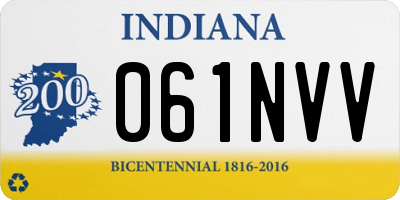 IN license plate 061NVV