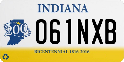 IN license plate 061NXB