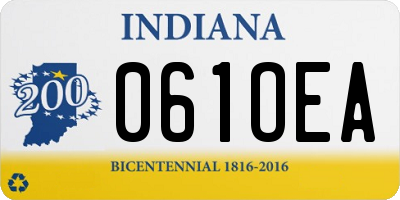 IN license plate 061OEA