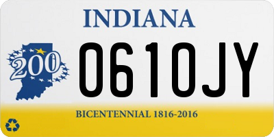 IN license plate 061OJY