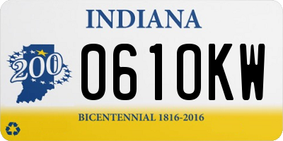 IN license plate 061OKW
