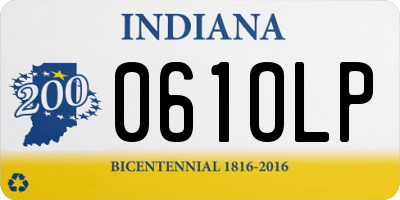 IN license plate 061OLP