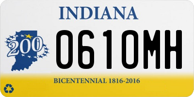 IN license plate 061OMH