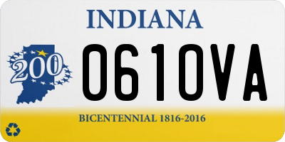 IN license plate 061OVA