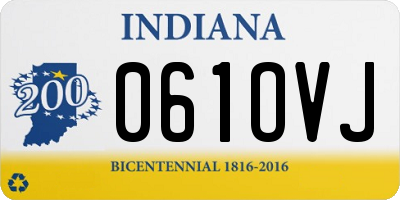 IN license plate 061OVJ