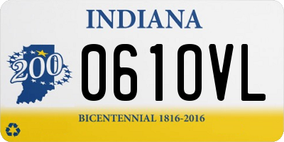 IN license plate 061OVL