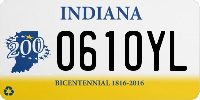 IN license plate 061OYL
