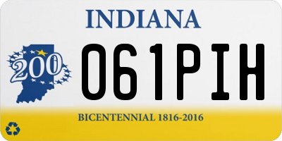 IN license plate 061PIH