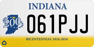 IN license plate 061PJJ