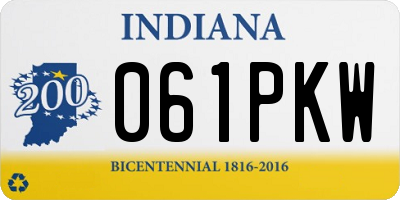 IN license plate 061PKW