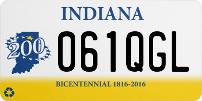 IN license plate 061QGL