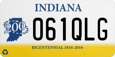 IN license plate 061QLG