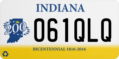 IN license plate 061QLQ