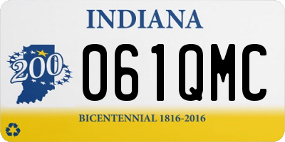 IN license plate 061QMC