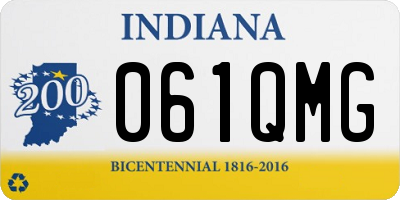IN license plate 061QMG