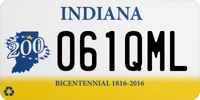 IN license plate 061QML