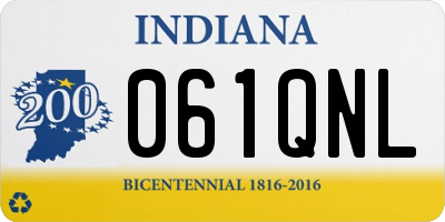 IN license plate 061QNL