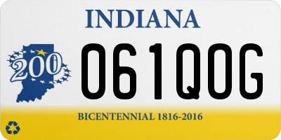 IN license plate 061QOG