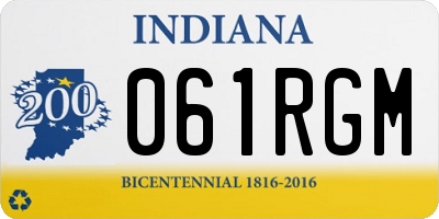 IN license plate 061RGM