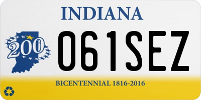 IN license plate 061SEZ