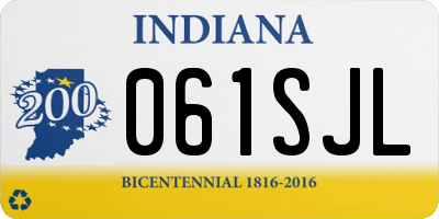 IN license plate 061SJL
