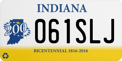 IN license plate 061SLJ