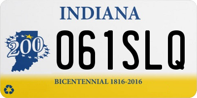 IN license plate 061SLQ