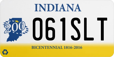 IN license plate 061SLT