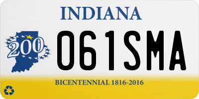 IN license plate 061SMA