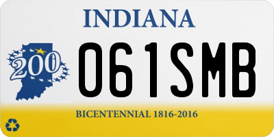 IN license plate 061SMB