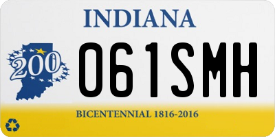 IN license plate 061SMH