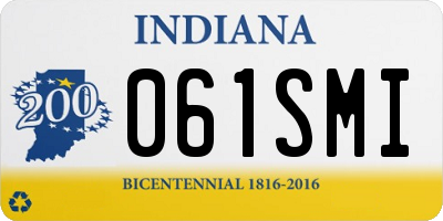 IN license plate 061SMI