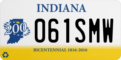IN license plate 061SMW