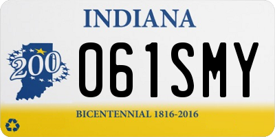 IN license plate 061SMY