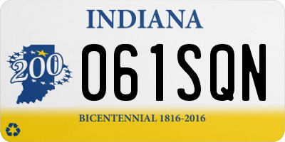 IN license plate 061SQN